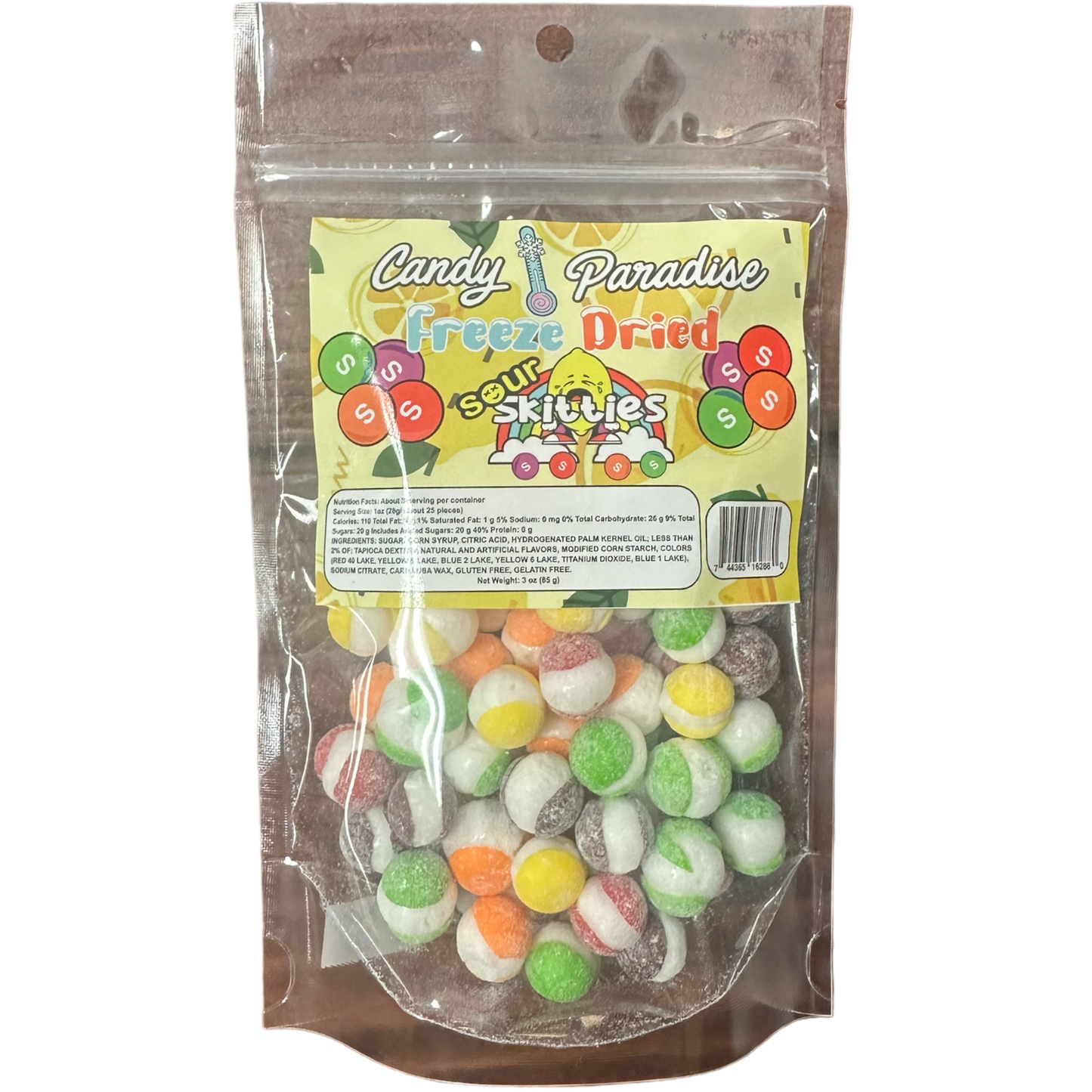 Candy Paradise Freeze Dried Sour Skitties 3 oz