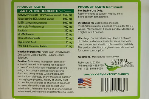 Cetyl Extreme for Horses