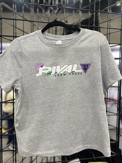 Rival Christmas Tee Heather Grey