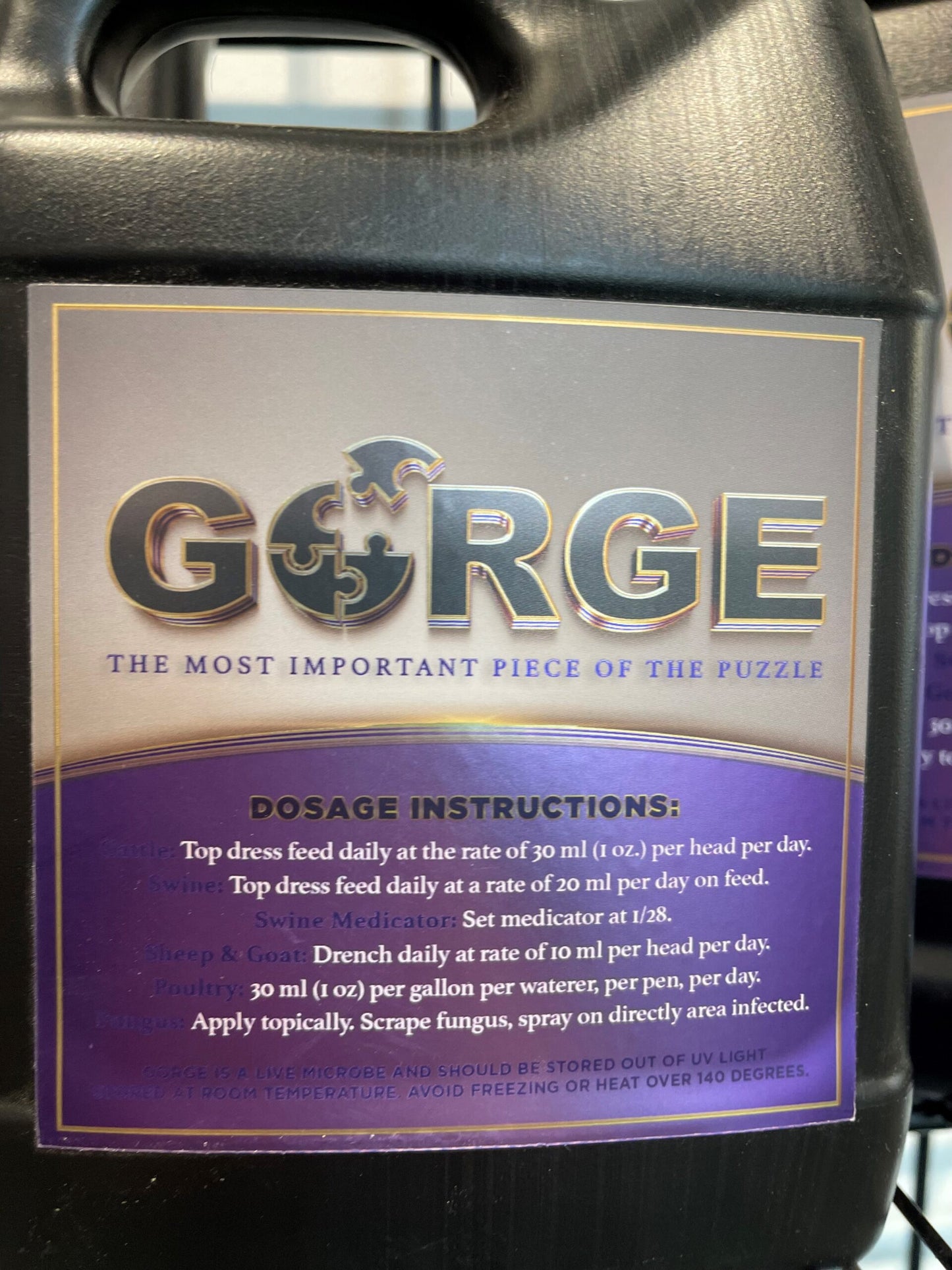 Gorge Front Label