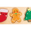 Wooden Christmas Holiday Puzzle, Montessori Learning Toy