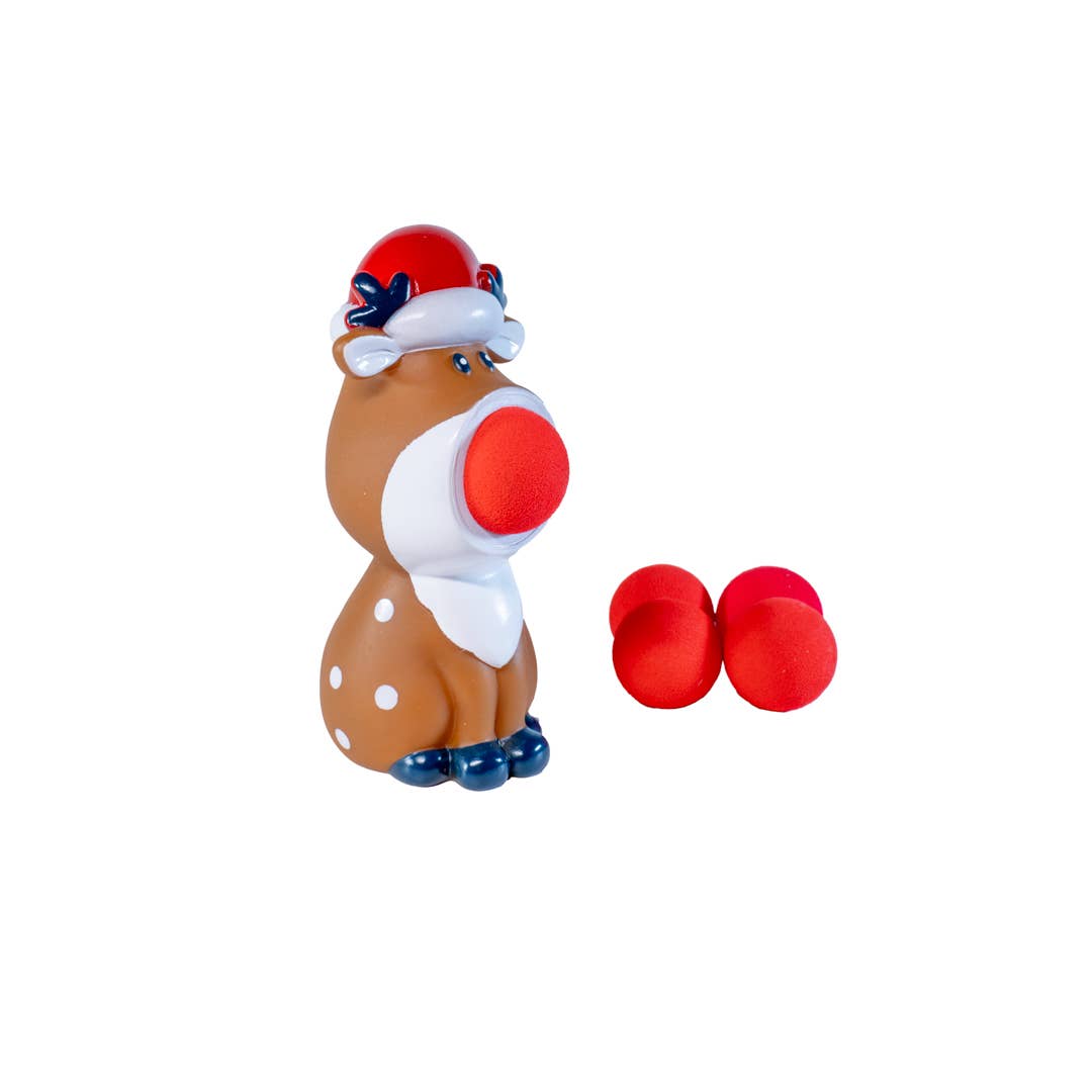 Reindeer Ball Popper, holiday, stocking stuffer