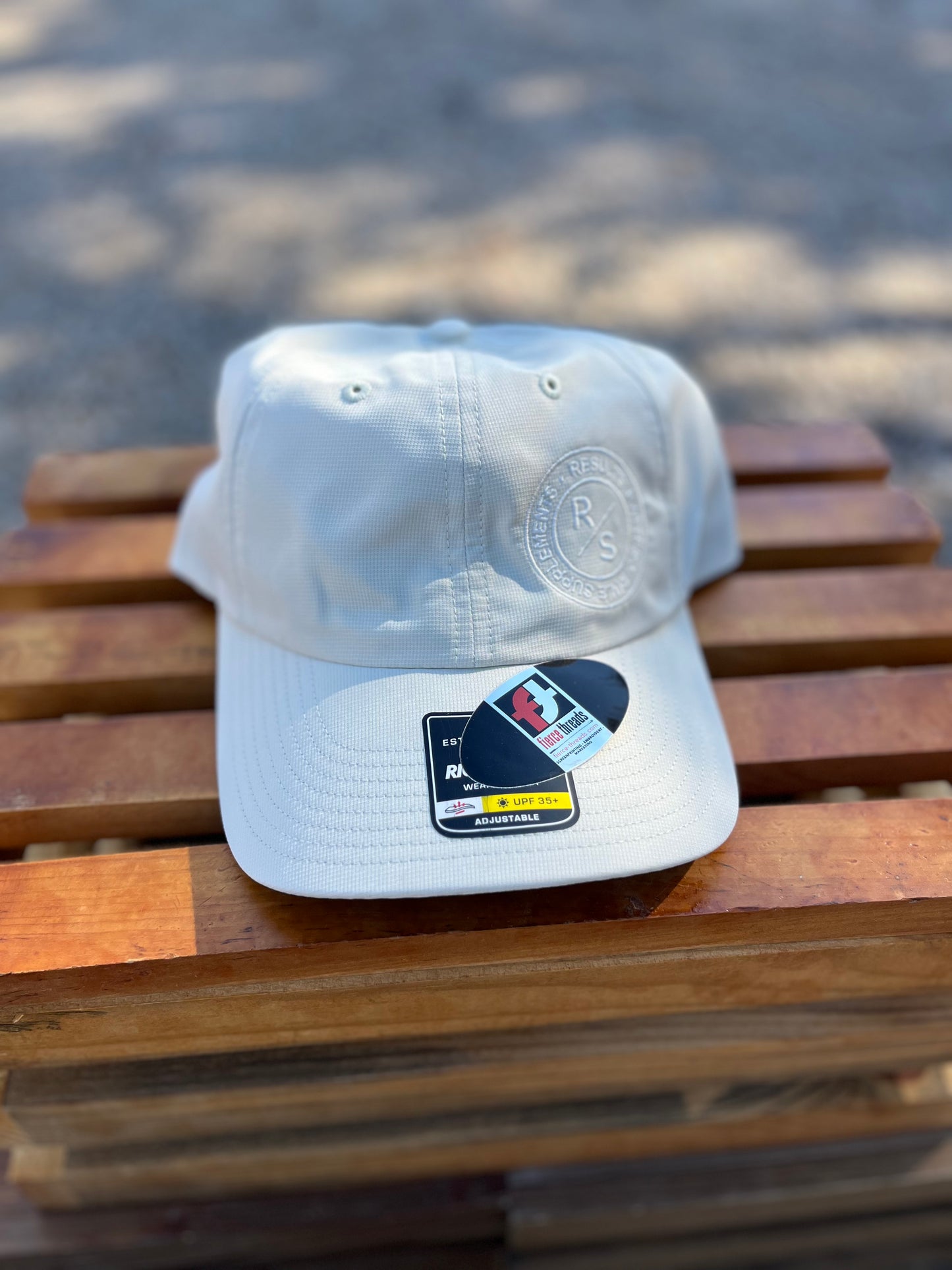 Rule Supplements Cream Hat with White Stitching