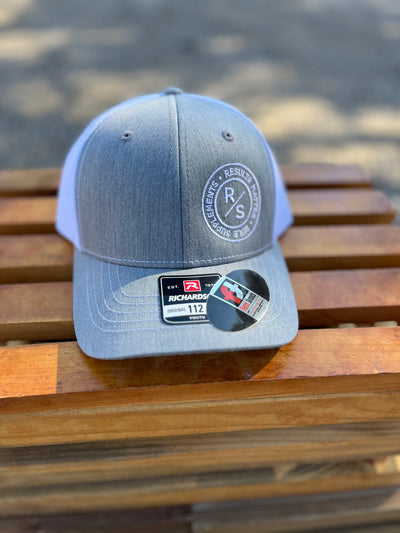 Rule Supplements Grey with White Stitching and Mesh Back