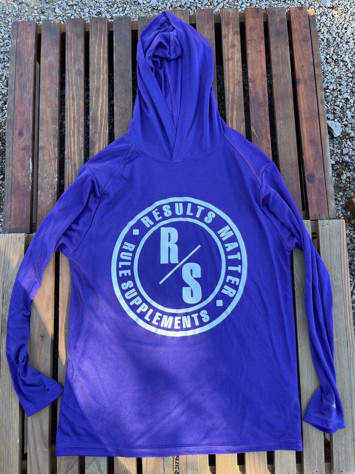 Rule Supplements Youth Purple Quick Dry Hoodie