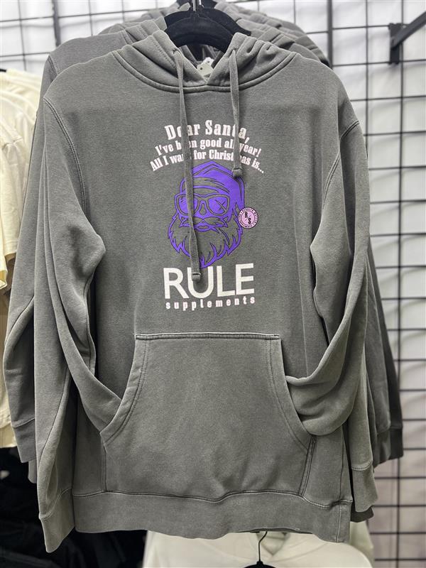 Pigment Dyed Unisex Dear Santa Hoodie