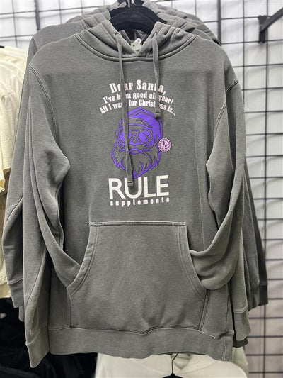 Pigment Dyed Unisex Dear Santa Hoodie