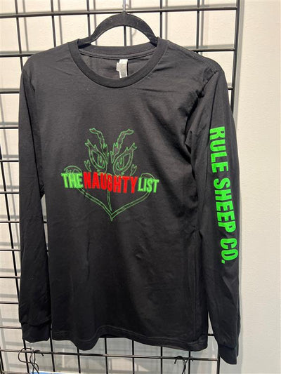 RSC Naughty List adult long sleeve tee