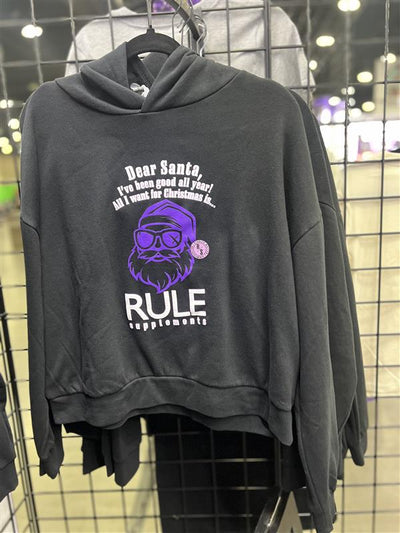 Women's Crop Fit Dear Santa Hoodie