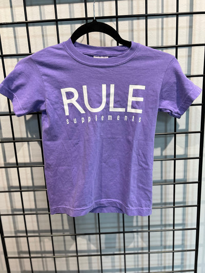 YOUTH purple short sleeve tee