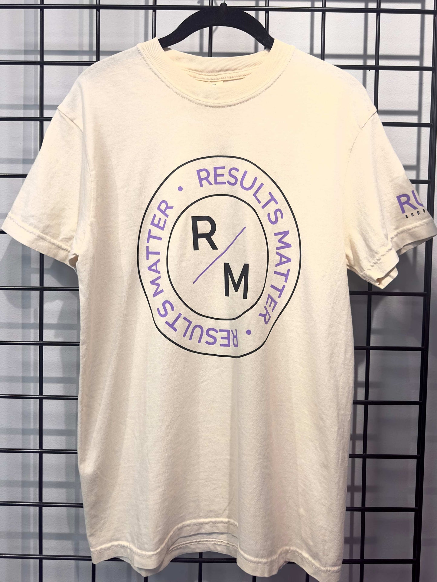 Results Matter Off White Tee