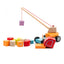 Cubika Wooden Toy Crane Truck