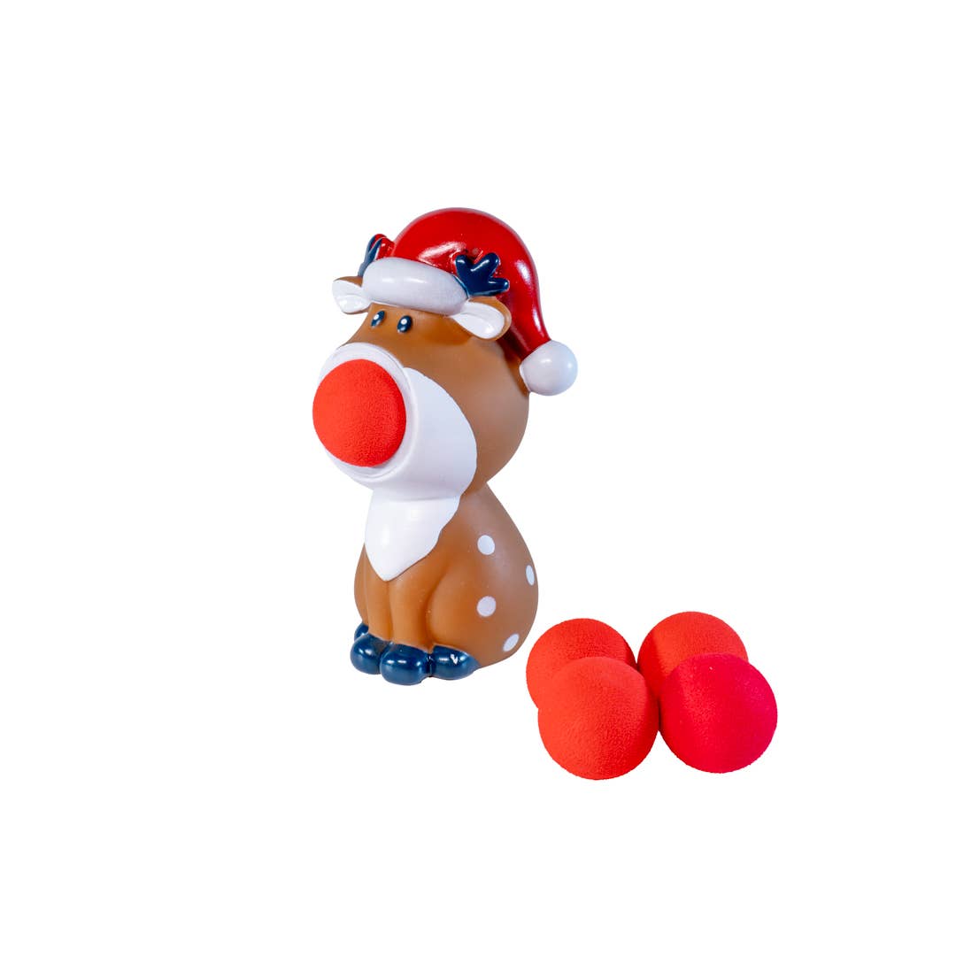 Reindeer Ball Popper, holiday, stocking stuffer